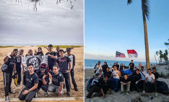 anak muda bersih pantai2