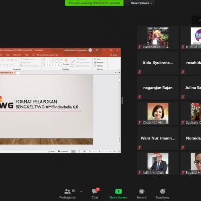 BENGKEL TECHNICAL WORKING GROUP (TWG) #MYINDEXBELIA 6.0