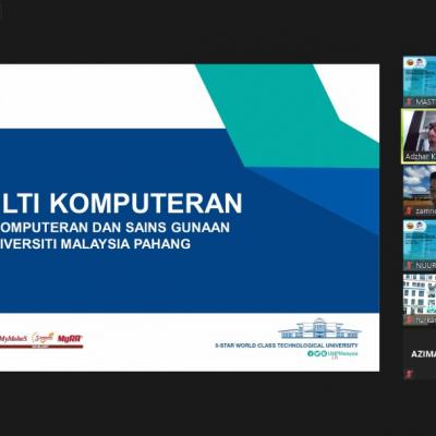 KUNJUNGAN HORMAT DARIPADA UNIVERSITI MALAYSIA PAHANG (UMP)